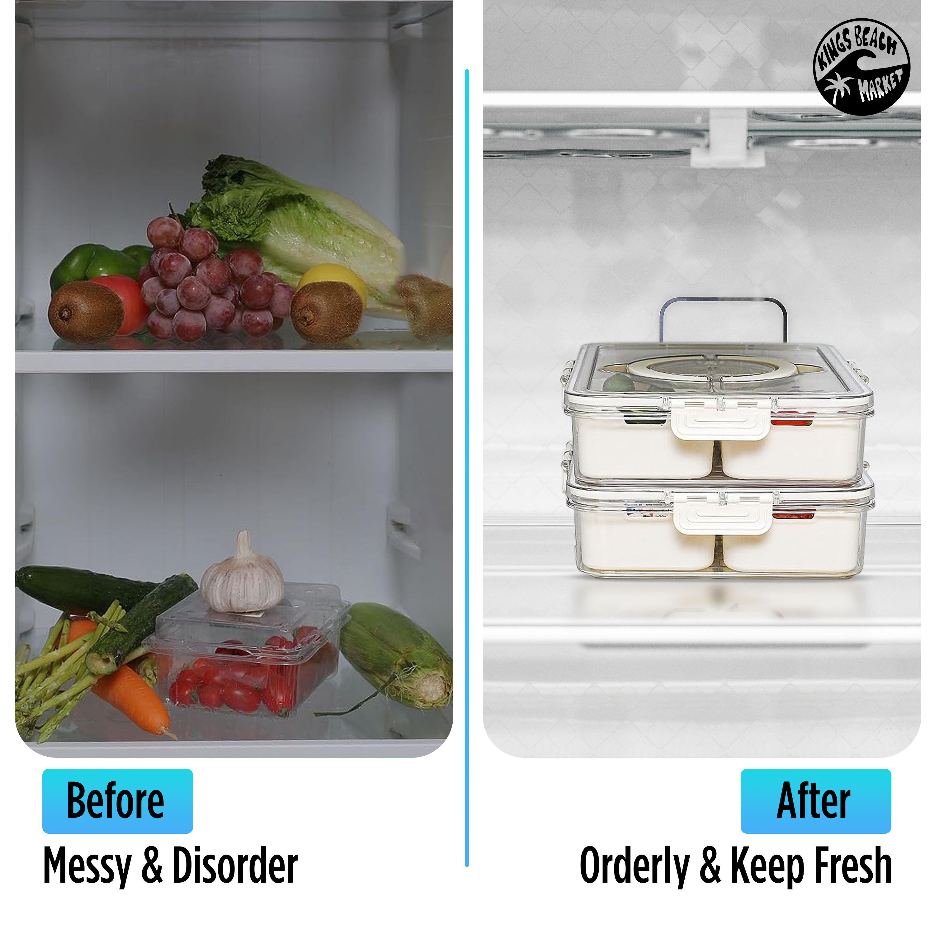 Before & After Fridge Use