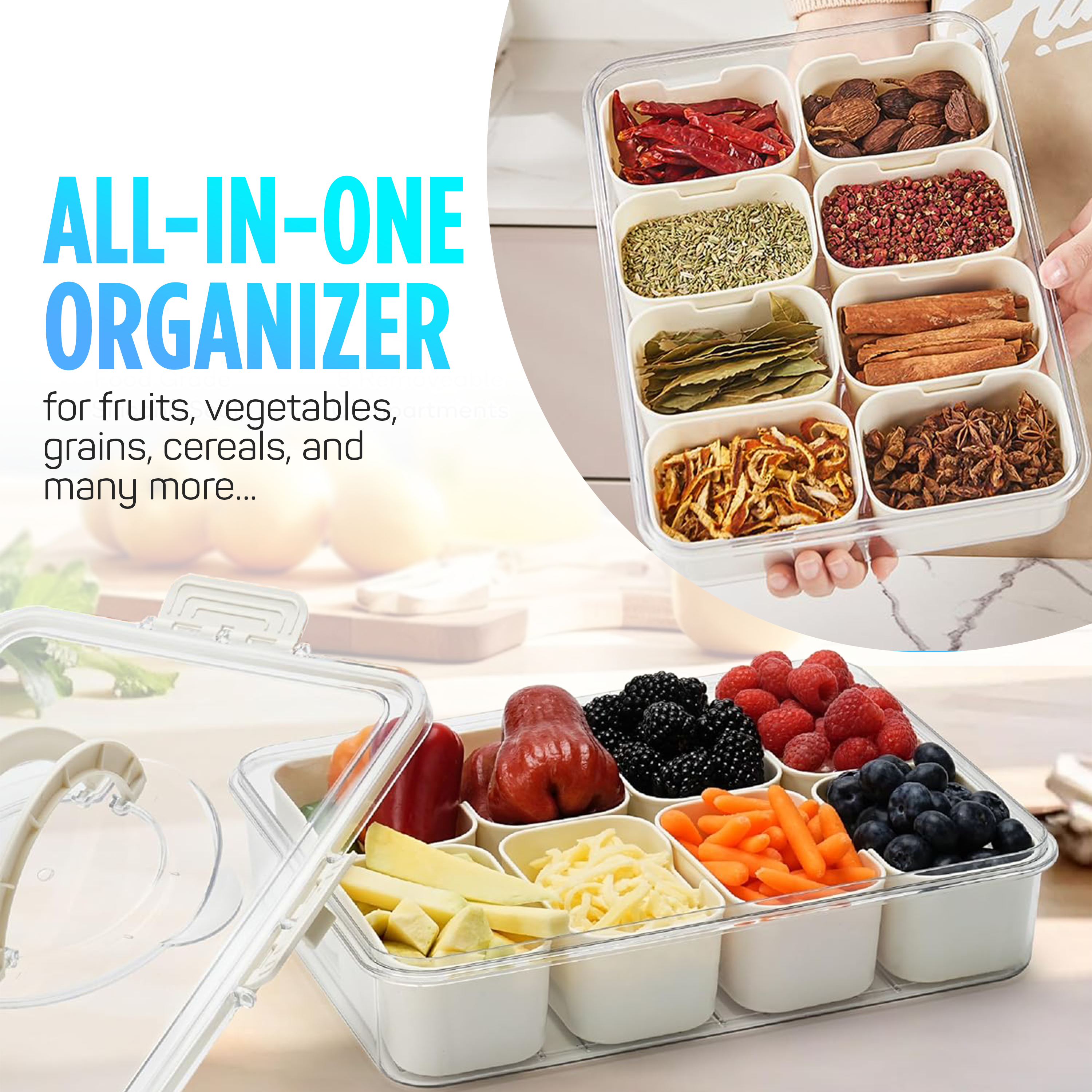 Organizer with Dry Goods